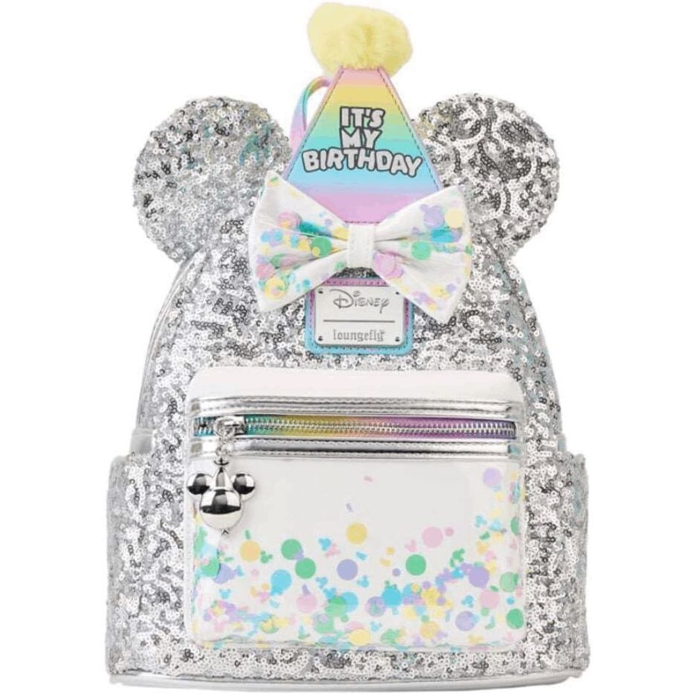Loungefly Disney Mickey and Friends Birthday Celebration Mini Backpack